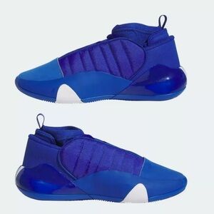 NEW Harden Volume 7 Men's Size 8 Basketball Shoe Royal Blue/cloud White In Box